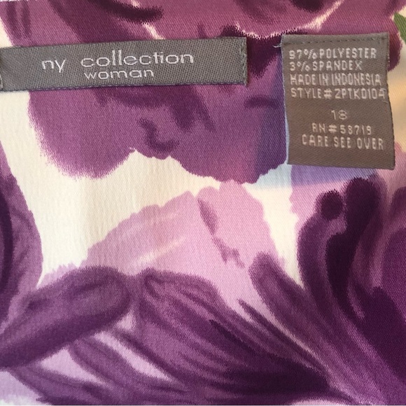 Gorgeous “Flower Show” NY Collection Roses Skirt from Macy’s-‎ NWT Size 18 - Picture 5 of 11